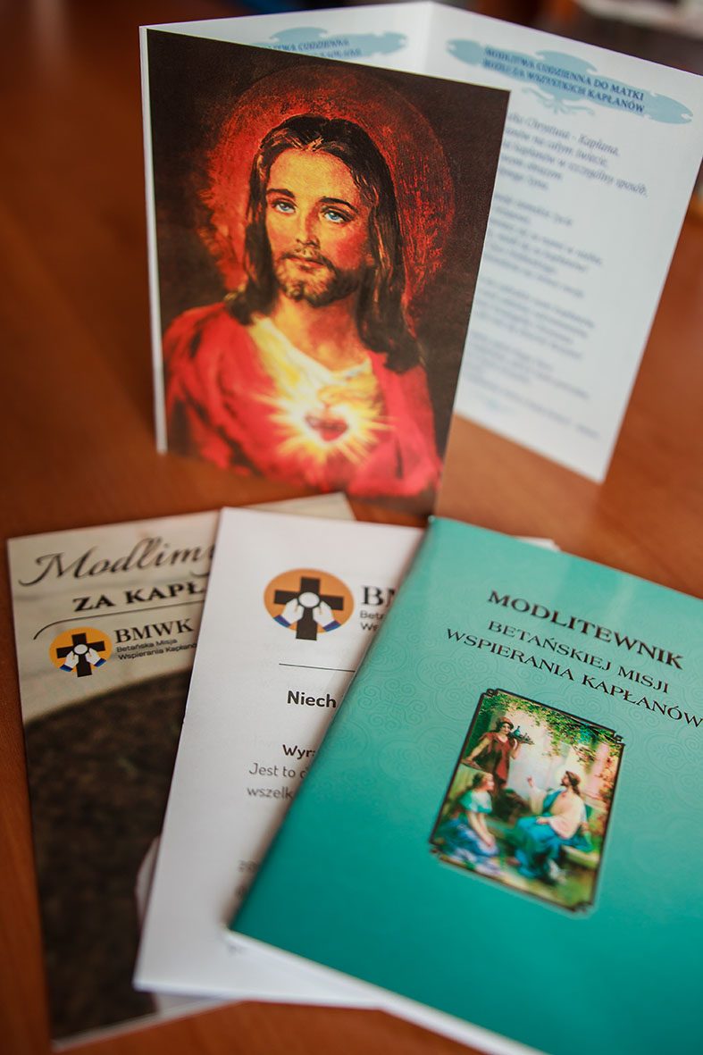 The BMWK welcome package — membership card, prayer book and materials